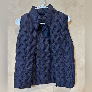 Tangerine Women's Navy Quilted Vest spring ready size small